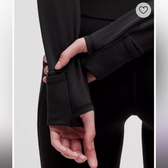 Lululemon It's Rulu Ribbed Cropped Half Zip Updated - Picture 6 of 16